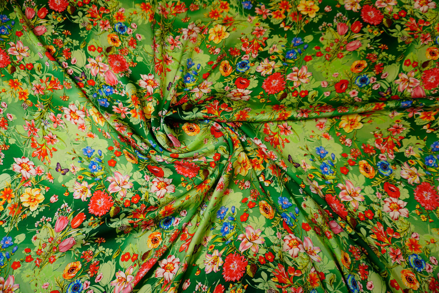 Luxurious Italian silk georgette