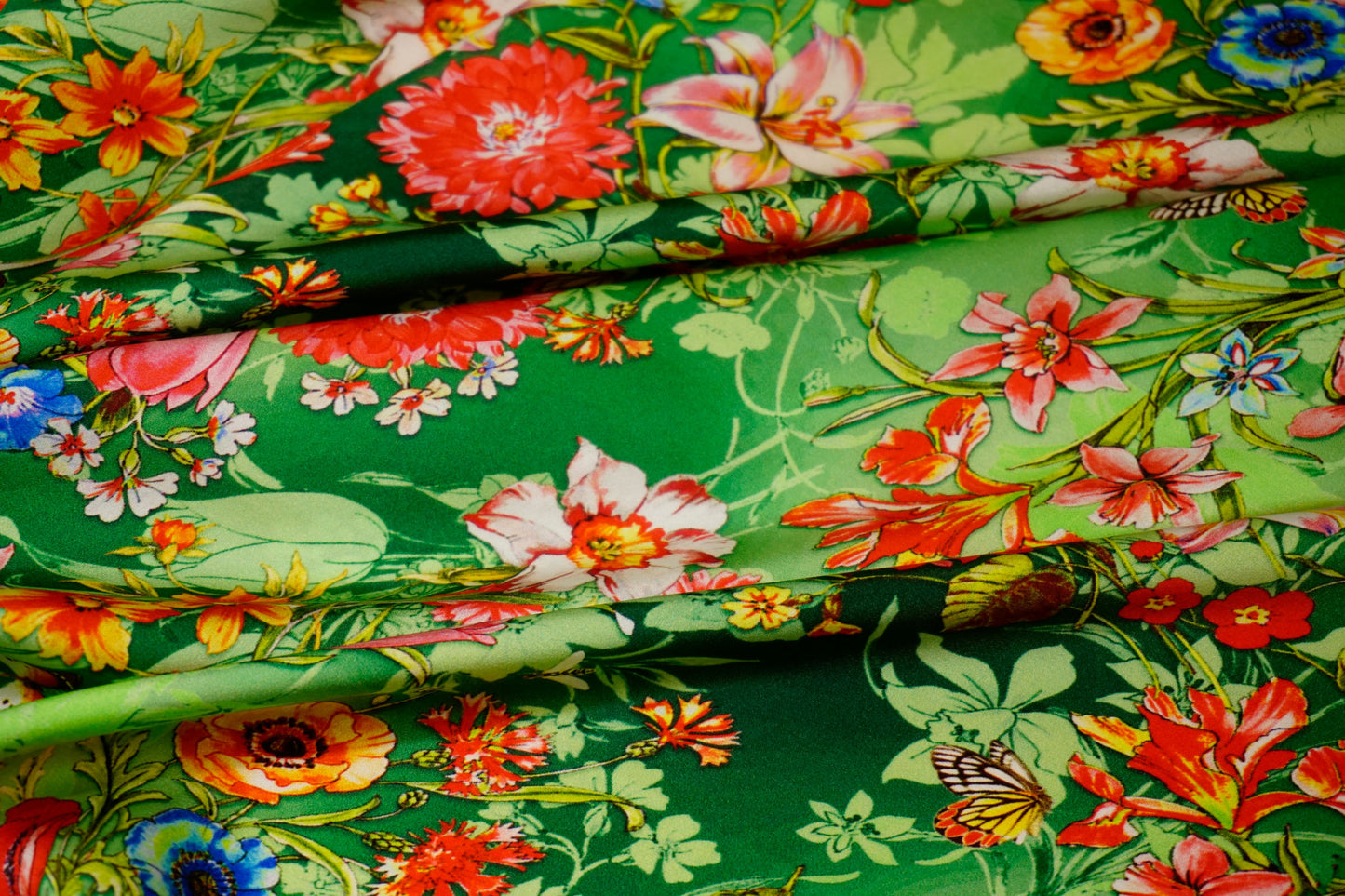 Luxurious Italian silk georgette