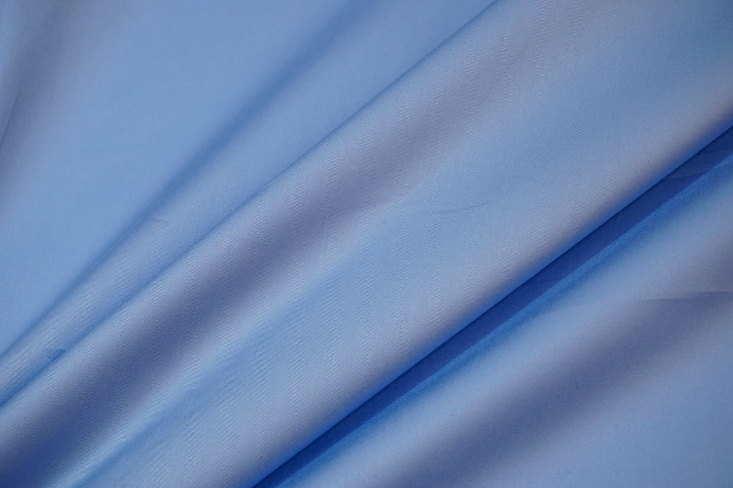 Cotton satin in dove blue
