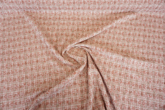 Bouclé-Kostümstoff – Elegante Struktur für zeitlose Couture-Looks