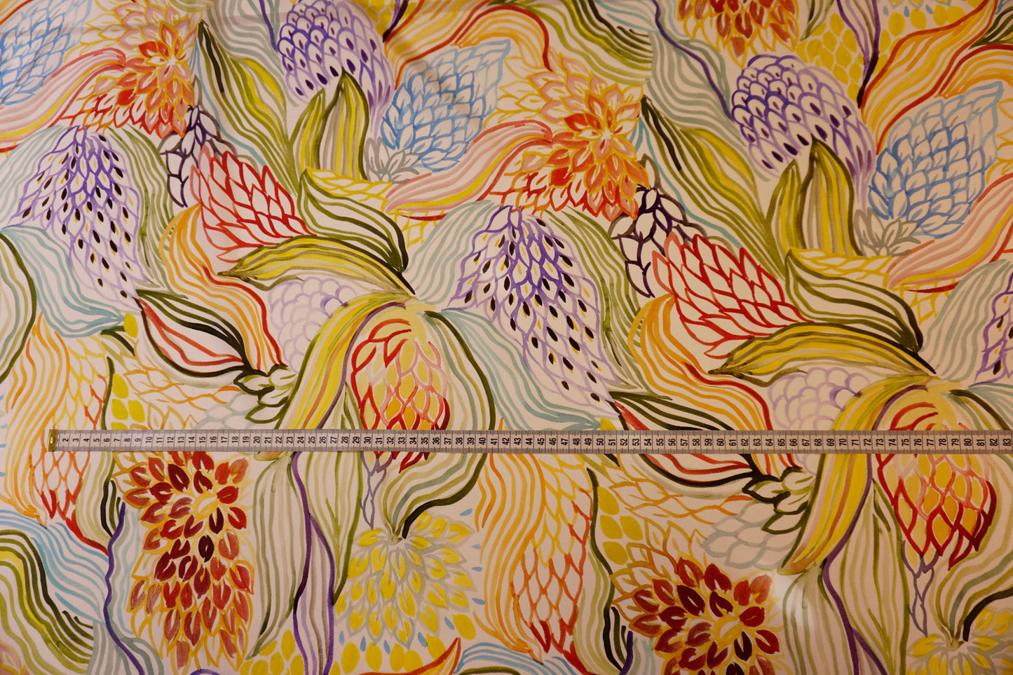 Silk crepe from Italy – a colorful work of art