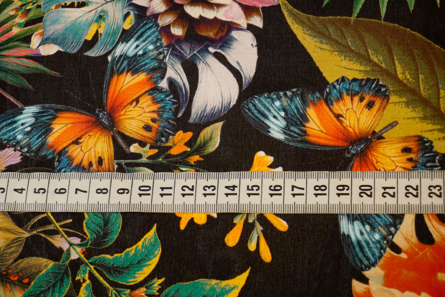 Italian silk with a tropical flair