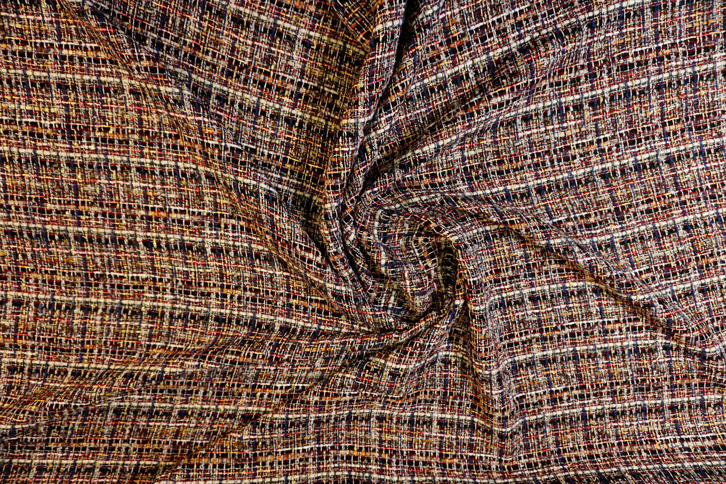 Elegant bouclé with shimmering accents