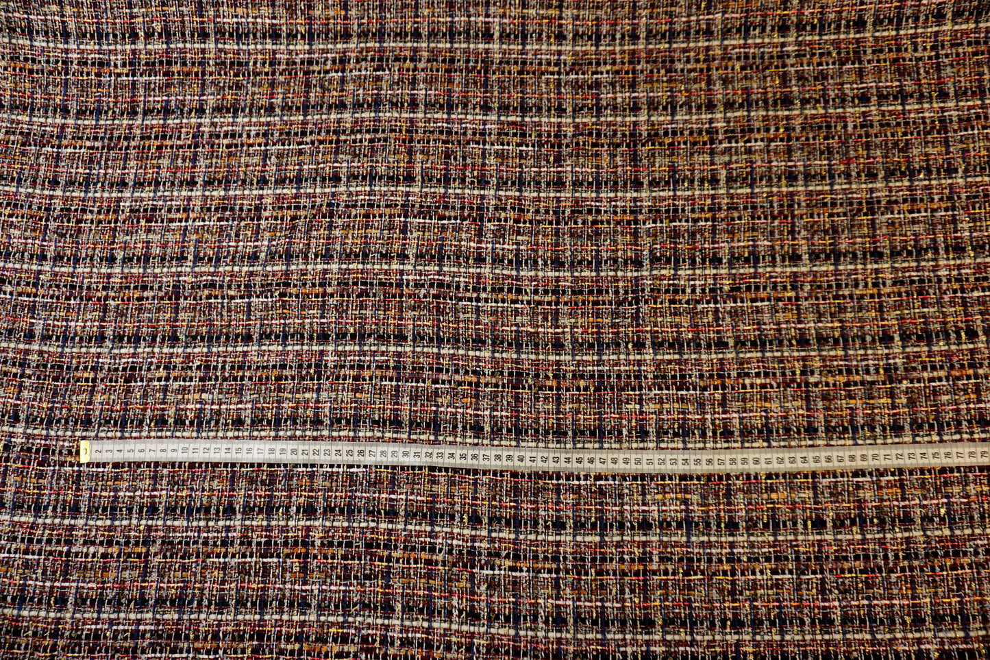 Elegant bouclé with shimmering accents