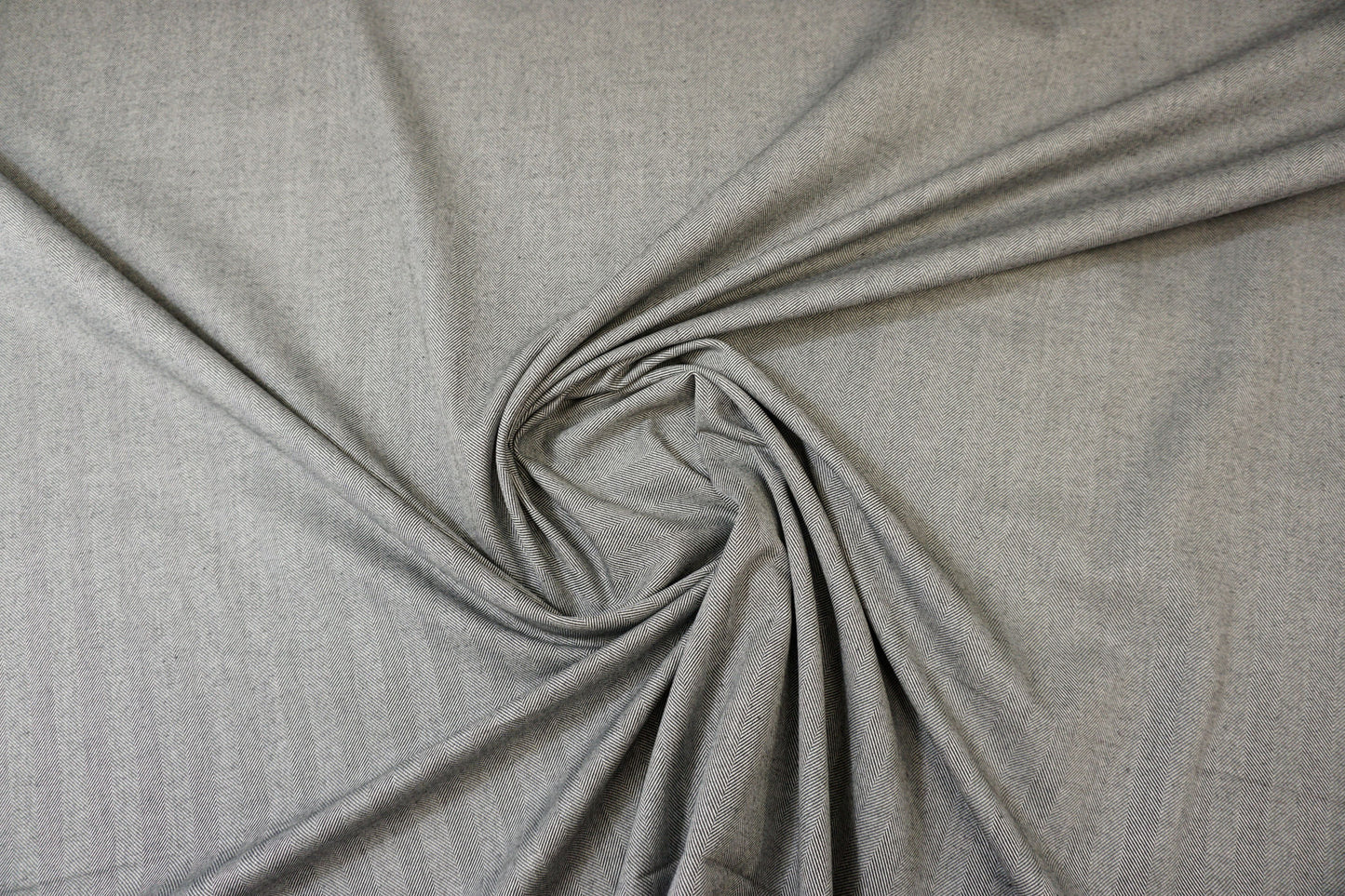 Cotton fabric with a striking herringbone pattern