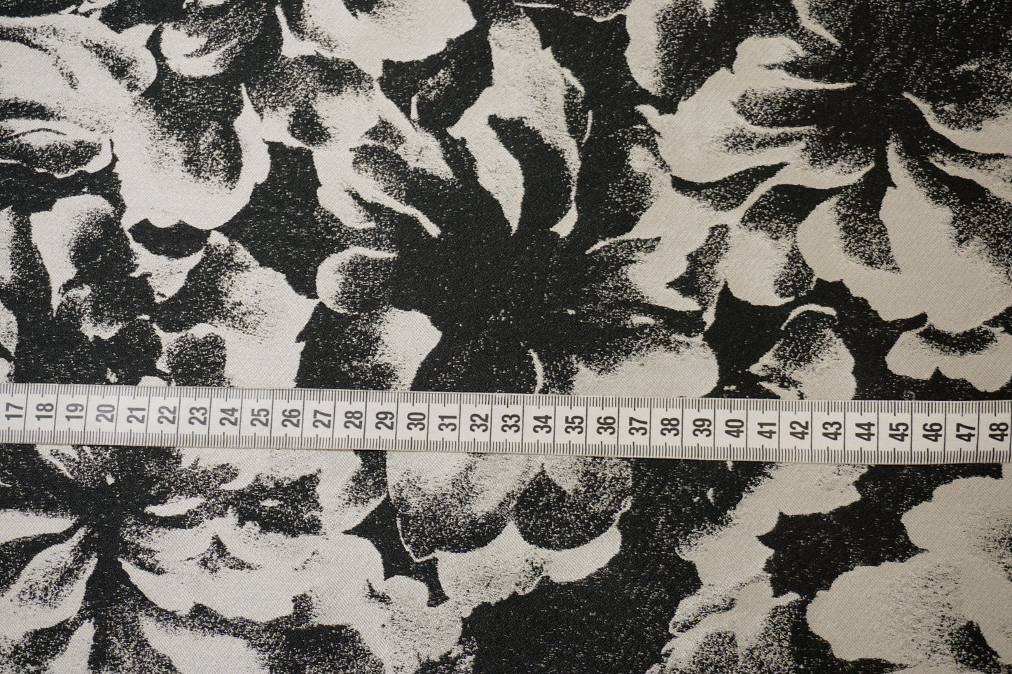 Exquisite brocade with mirror-image floral design