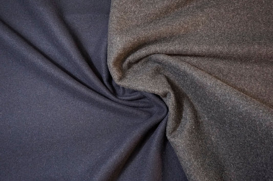 two-tone double-face coat fabric – virgin wool & cashmere