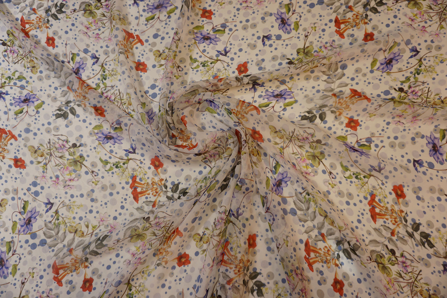 Delicate Italian silk chiffon