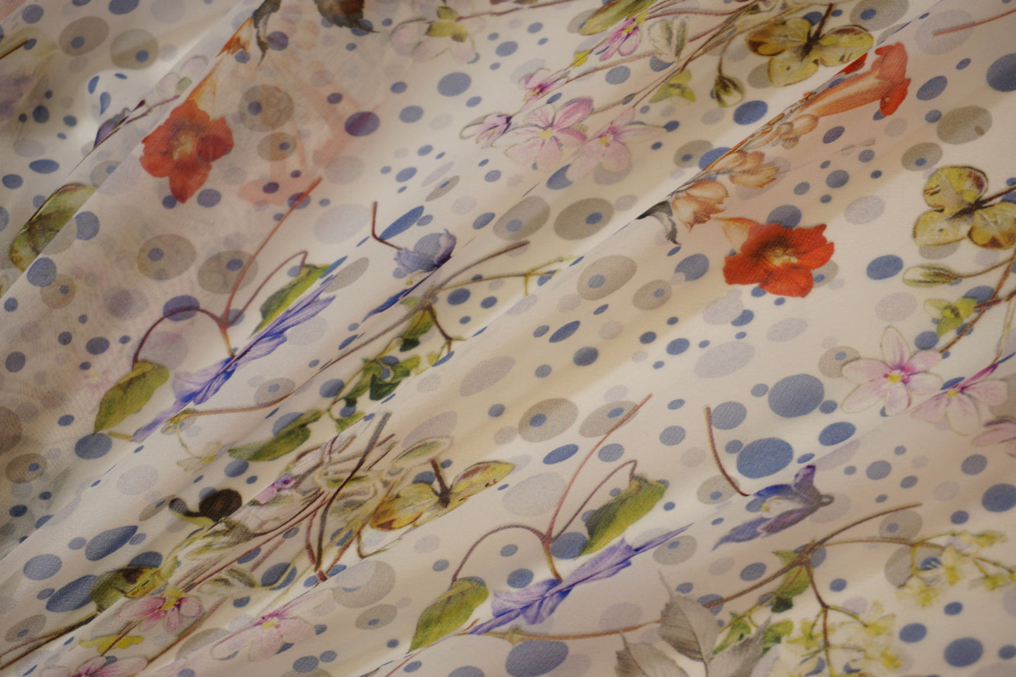 Delicate Italian silk chiffon
