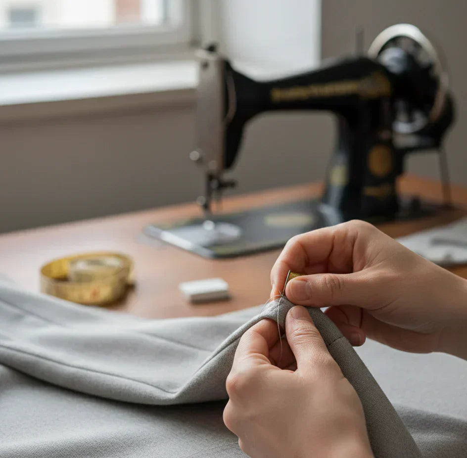 Atelier Notes: Warum Handstiche manchmal die bessere Wahl sind