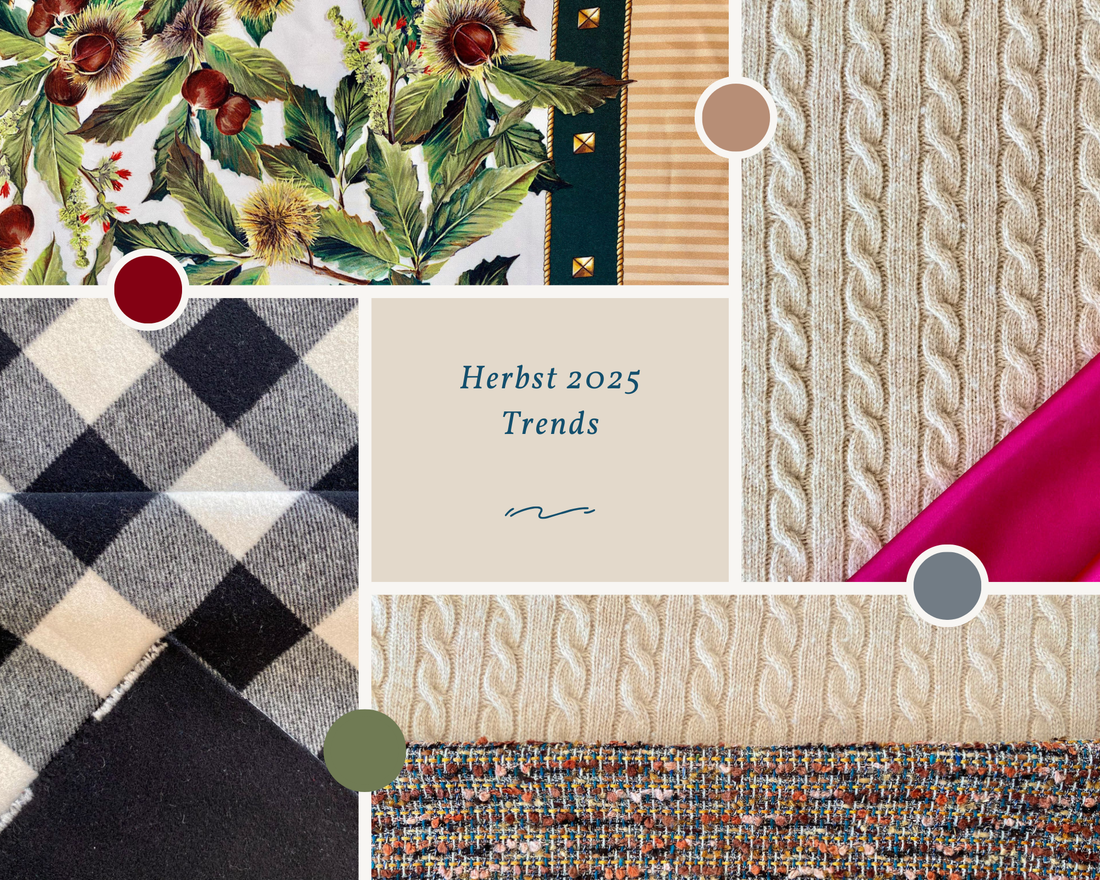 Stofftrends Herbst 2025 – Inspiration für edle Kreationen