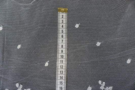 Französische Baumwollspitze – 100% Baumwolle mit eleganter Bogenkante