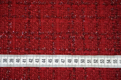 Strukturierter Bouclé-Stoff mit schönem Stand – ideal für Blazer und Couture-Silhouetten