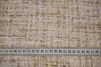 Exclusive Italian Bouclé – Rose Gold Dream with Couture Flair