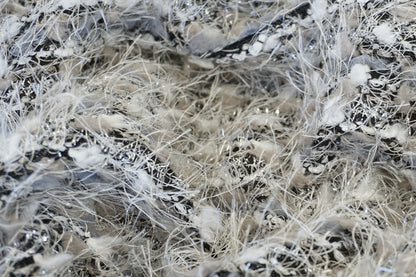 Structured fabric with Lurex – Elegant bouclé look in natural tones with shimmering accents