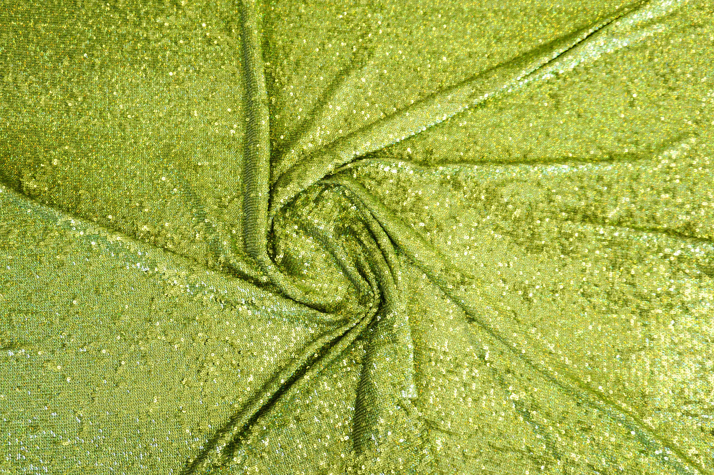 Sequin Fabric "High-Shine" in Lime Green – Glamour & Comfort