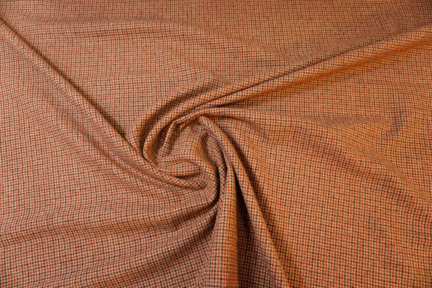 Schurwolletweed in Rostrot, Nussbraun & Beige – robust & edel