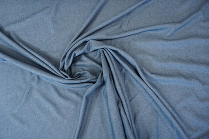 Kaschmir-Seide aus Italien in Jeansblau – luxuriöse Struktur & seidiger Glanz