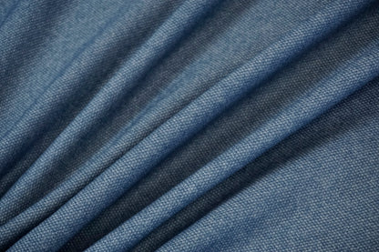 Kaschmir-Seide aus Italien in Jeansblau – luxuriöse Struktur & seidiger Glanz