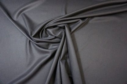 Schwarzer Schurwollflanell in Köperbindung – Pure Wool aus Huddersfield
