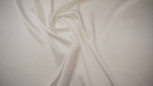 Silk satin in off-white