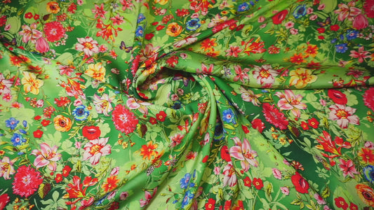 Luxurious Italian silk georgette