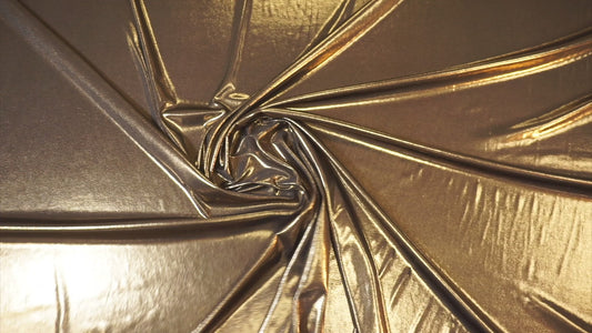 Jersey with golden metallic look