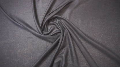 Fine cashmere twill in black-blue