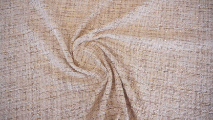 Exclusive Italian Bouclé – Rose Gold Dream with Couture Flair