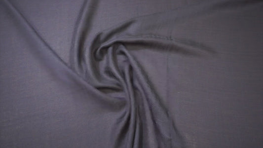 Fine cashmere twill in midnight blue